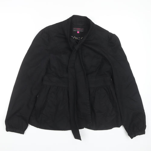 New Look Women's Black Jacket Size 10