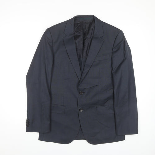 Hugo Boss Men's Blue Suit Jacket 36R Regular Fit