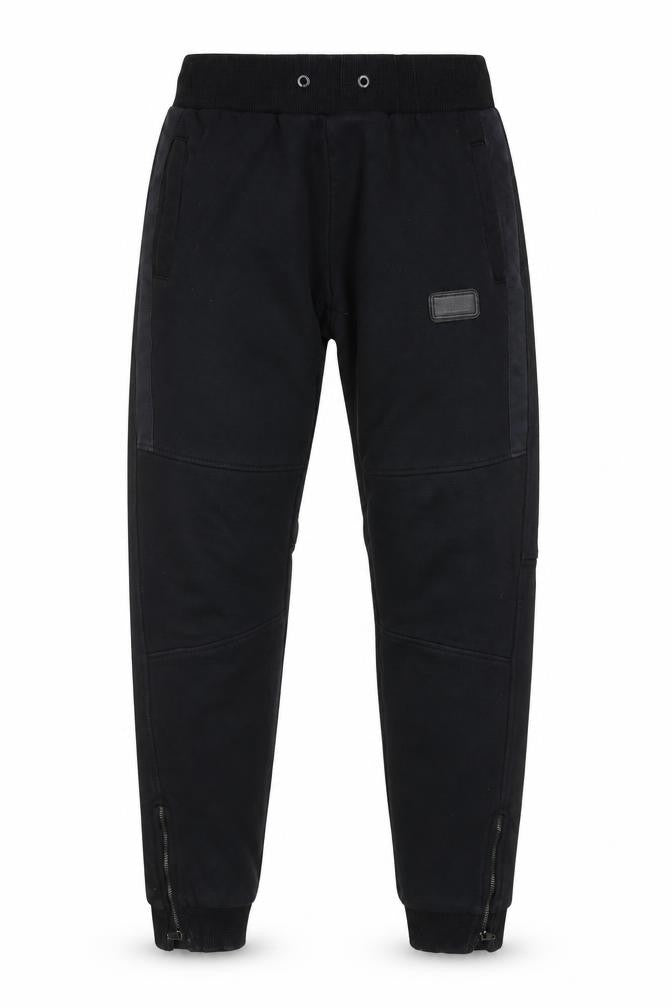 Front view of Rascal boys’ black jogger trousers xl