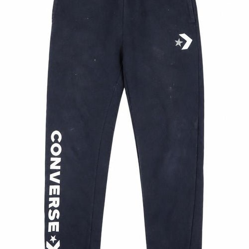 Converse Boys Blue Jogger Trousers, Size L, Casual Wear