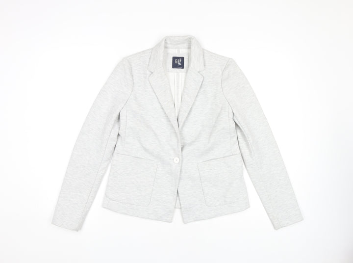 GAP Women's Grey Blazer, Size 2, Stylish and Chic