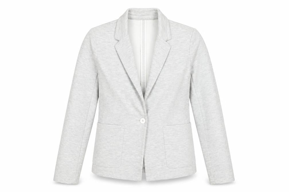 Gap Women's Grey Blazer, Size 2, Stylish and Chic