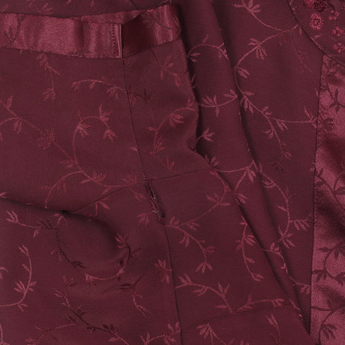 Marks and Spencer Women's Red Floral Blouse, Size 18