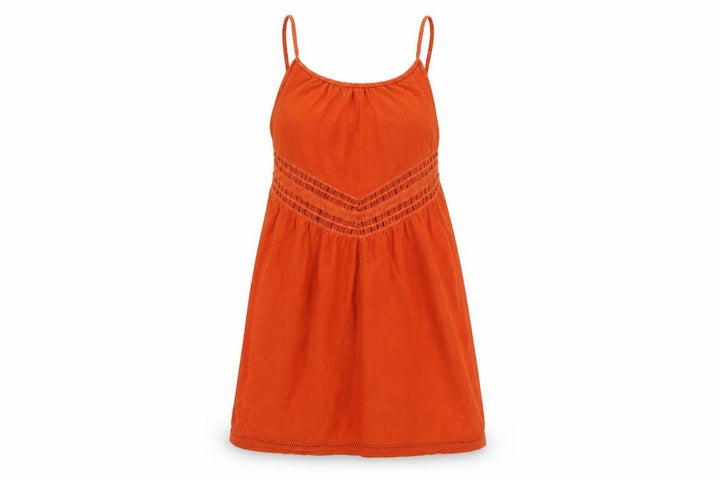 Mango Women's Orange XS Slip Dress Casual