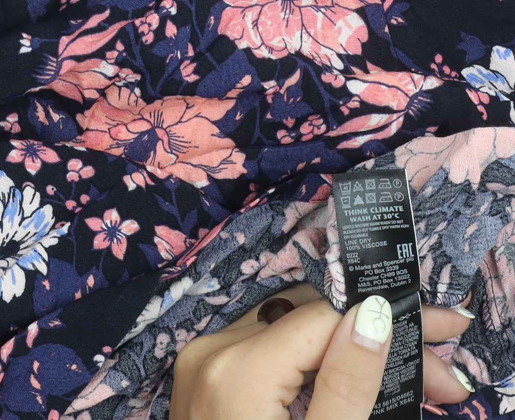 Marks and Spencer Women's Multicoloured Floral Top
