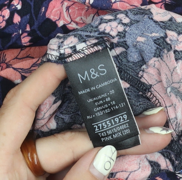Marks and Spencer Women's Multicoloured Floral Top