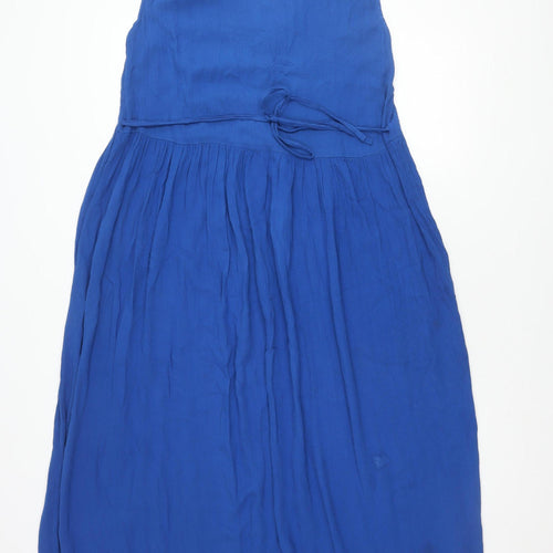 Casual & Co. Women's Blue Sleeveless Dress, Size S