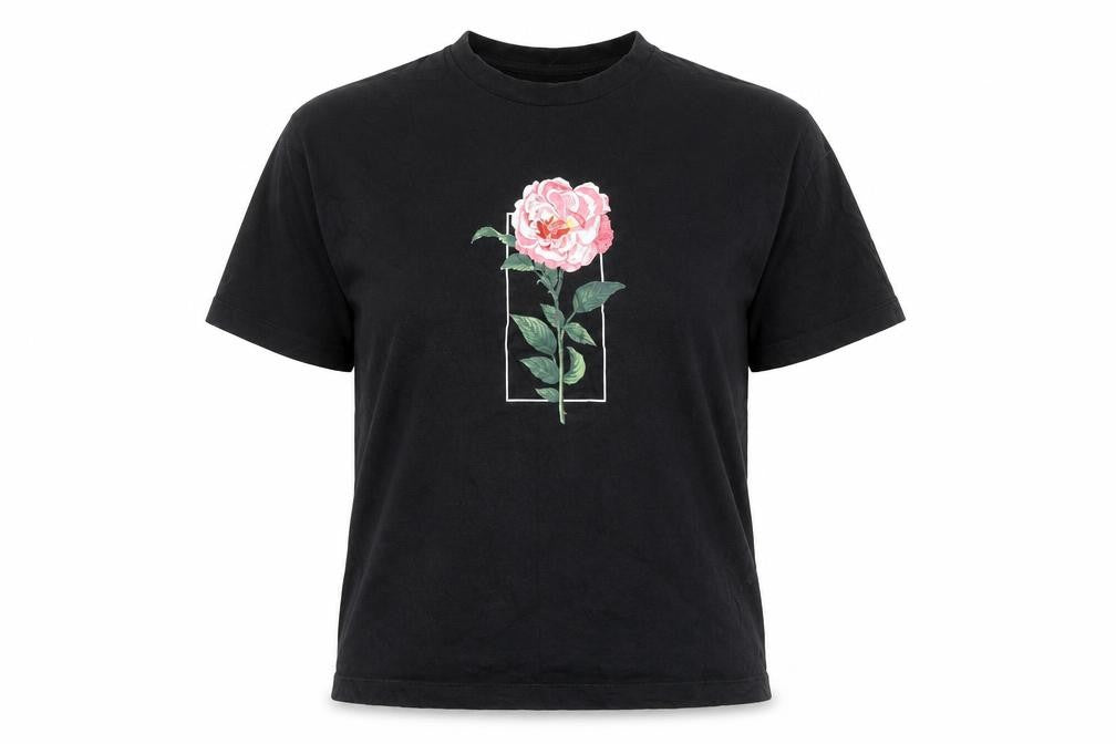 H&M Unisex Black Concert Embroidered T-Shirt Size S
