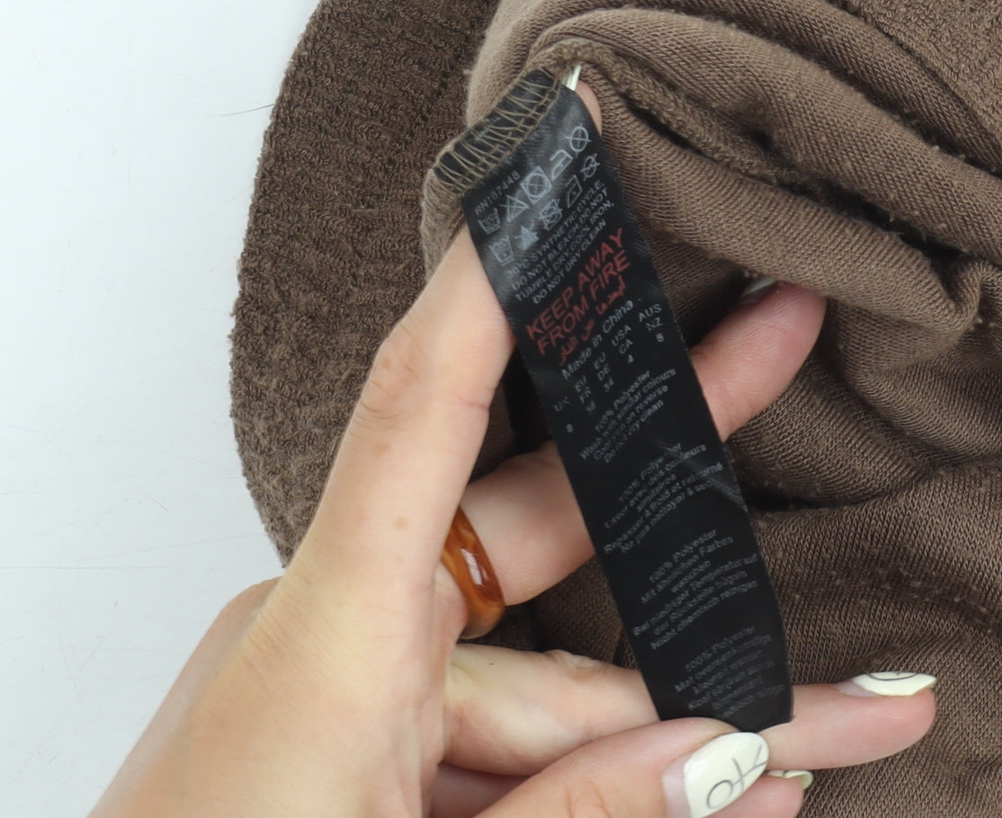 PrettyLittleThing Brown Women's Size 8 Casual Shorts