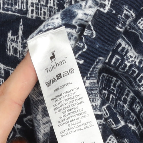 Tulchan Women's Blue Pullover Jumper Size 16