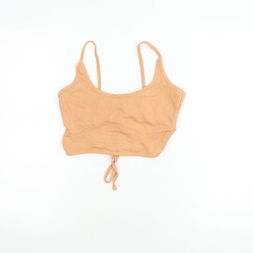 PrettyLittleThing Women's Beige Camisole Tank Top - Size 6