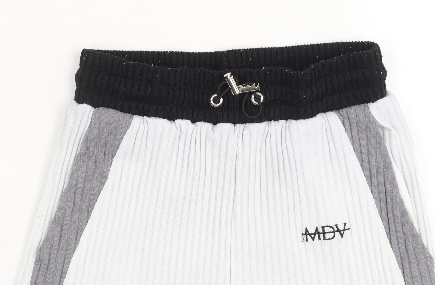 Maine De Voir Women's Black & White Striped Shorts