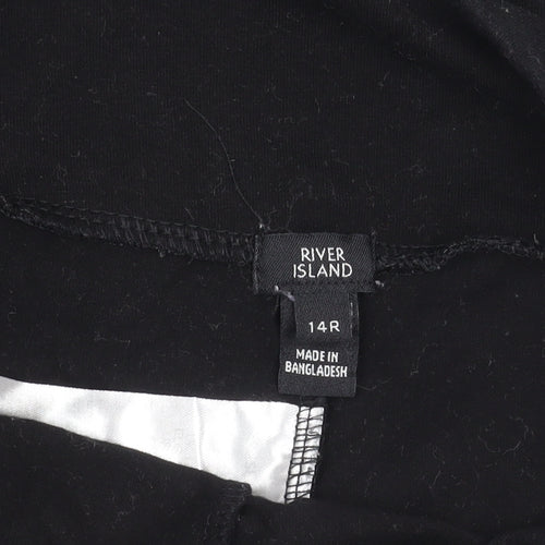 River Island Black Women’s Leggings Size 14