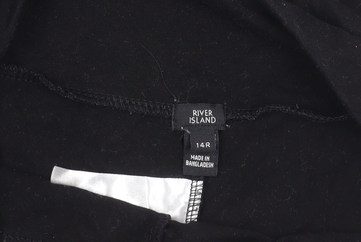 River Island Black Women’s Leggings Size 14