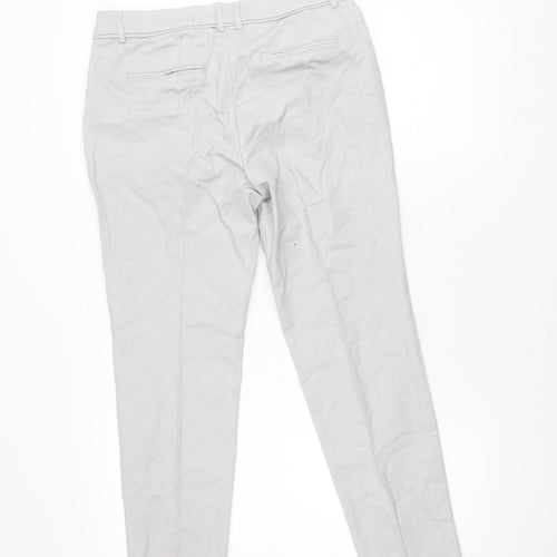Wallis Women's Ivory Petite Straight Trousers