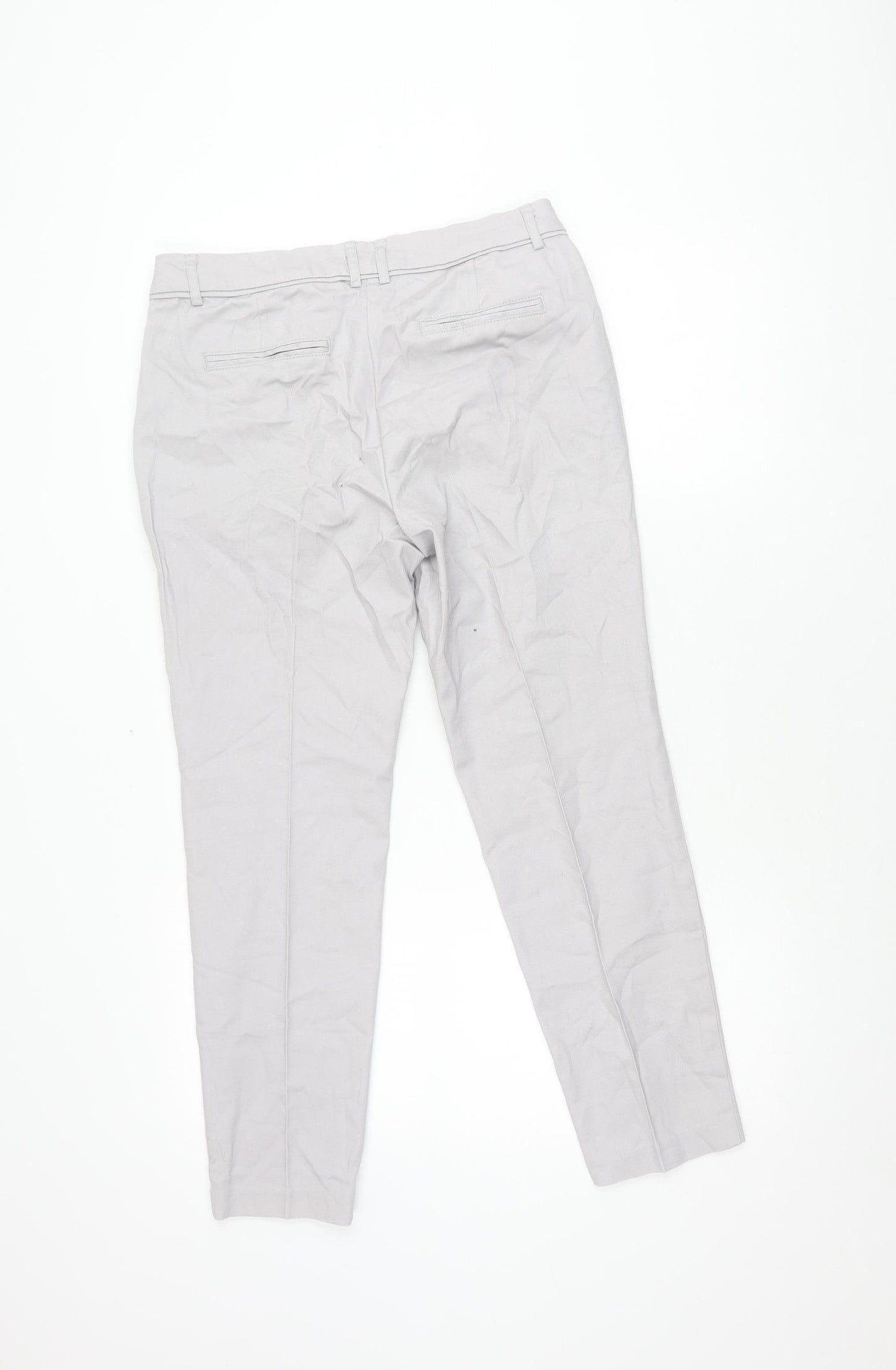 Wallis Women's Ivory Petite Straight Trousers