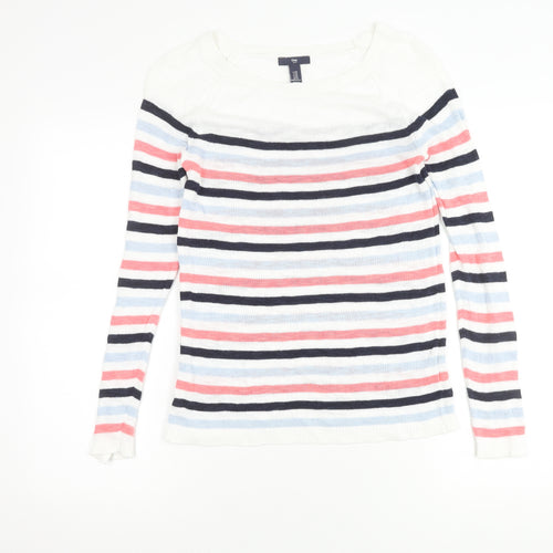 Gap Women's Multicoloured Striped XS Pullover Jumper