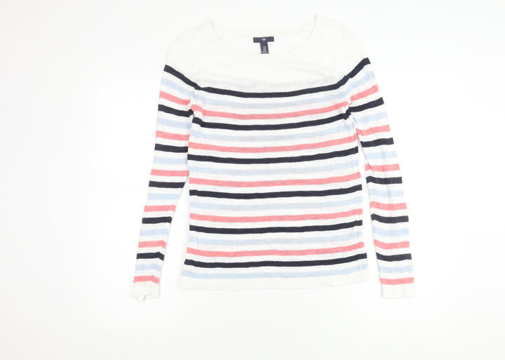 Gap Women's Multicoloured Striped XS Pullover Jumper