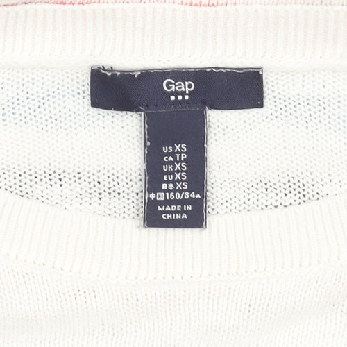 Gap Women's Multicoloured Striped XS Pullover Jumper