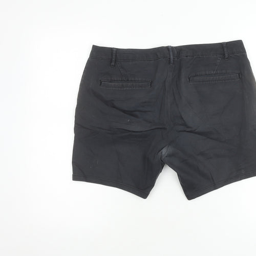 ASOS Design Black Chino Shorts for Men, Size 34