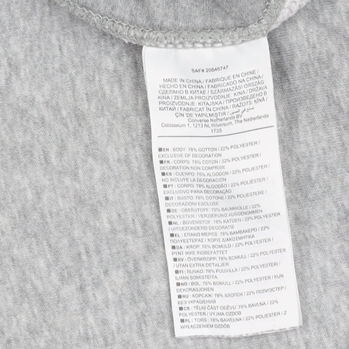 Converse Men's Grey Jogger Trousers Size S