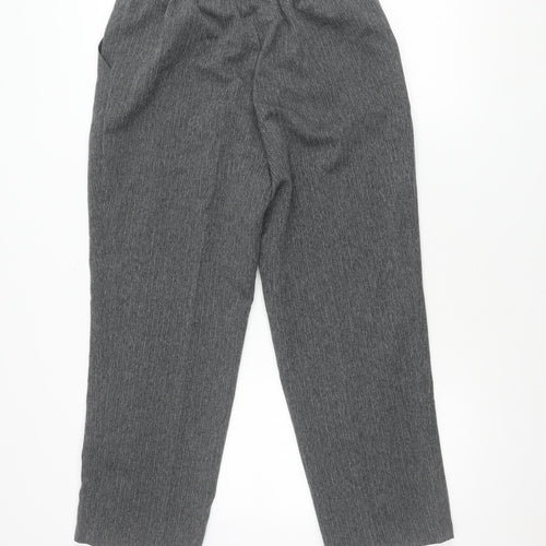 Marks and Spencer Women's Grey Herringbone Trousers
