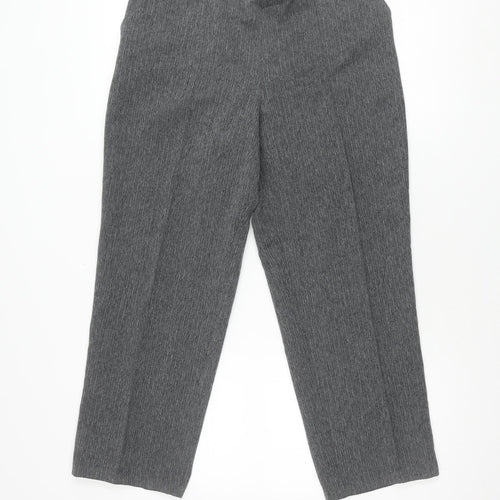 Marks and Spencer Women's Grey Herringbone Trousers