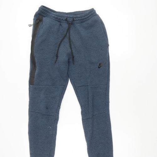 Nike Men's Blue Small Jogger Trousers, Gym Ready