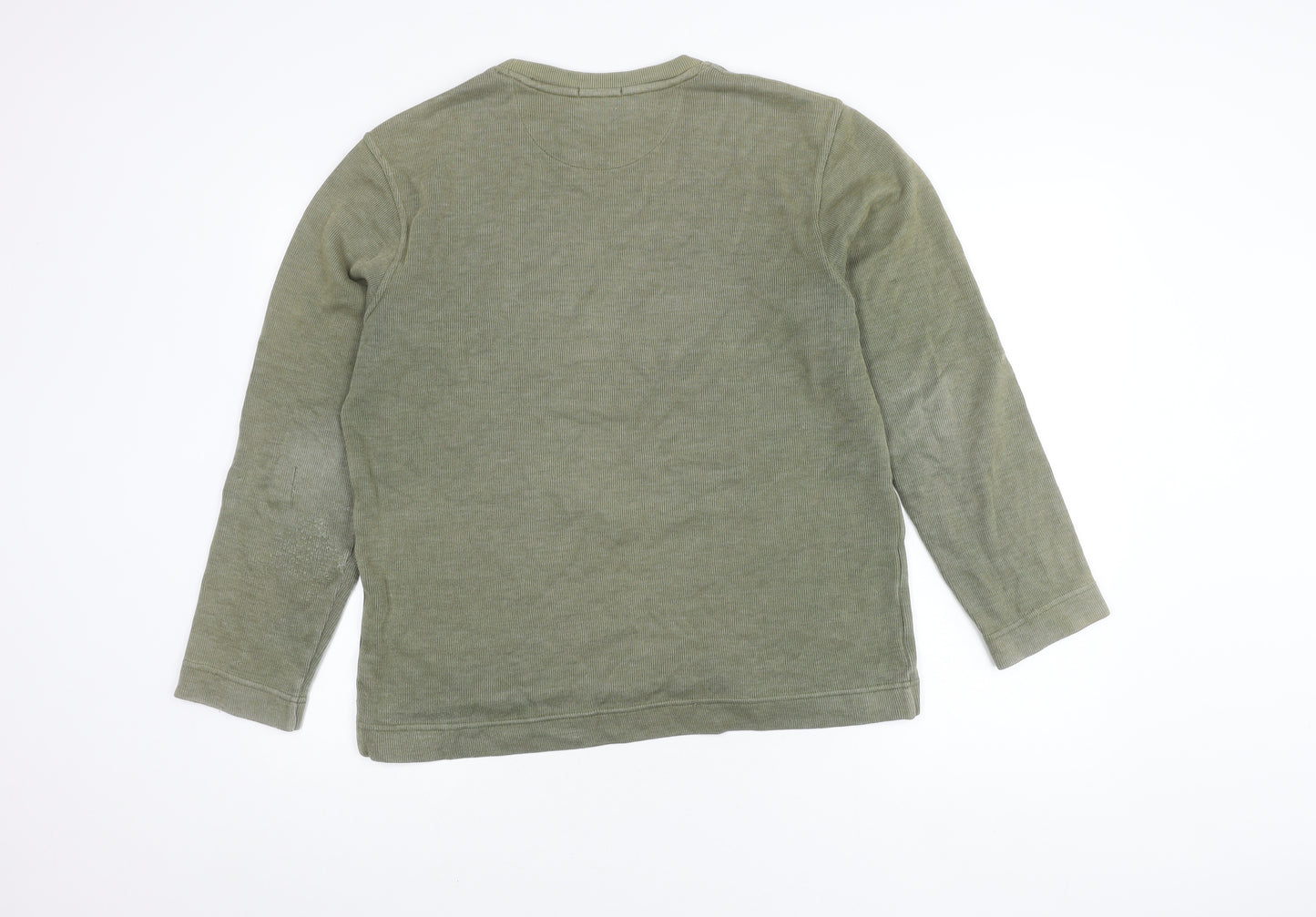 Gap Men's M Green Pullover Cotton Blend Jumper
