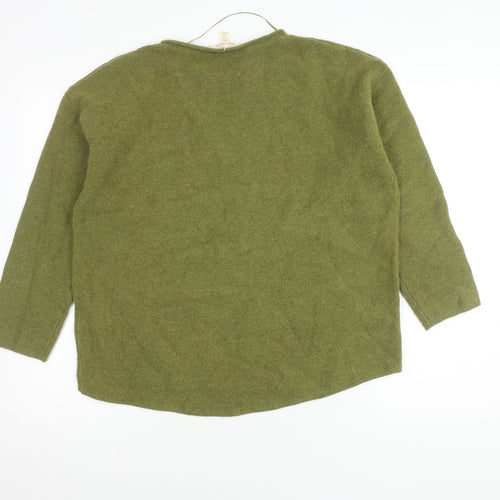 Seasalt Cornwall Women's Green Pullover Jumper Size 14