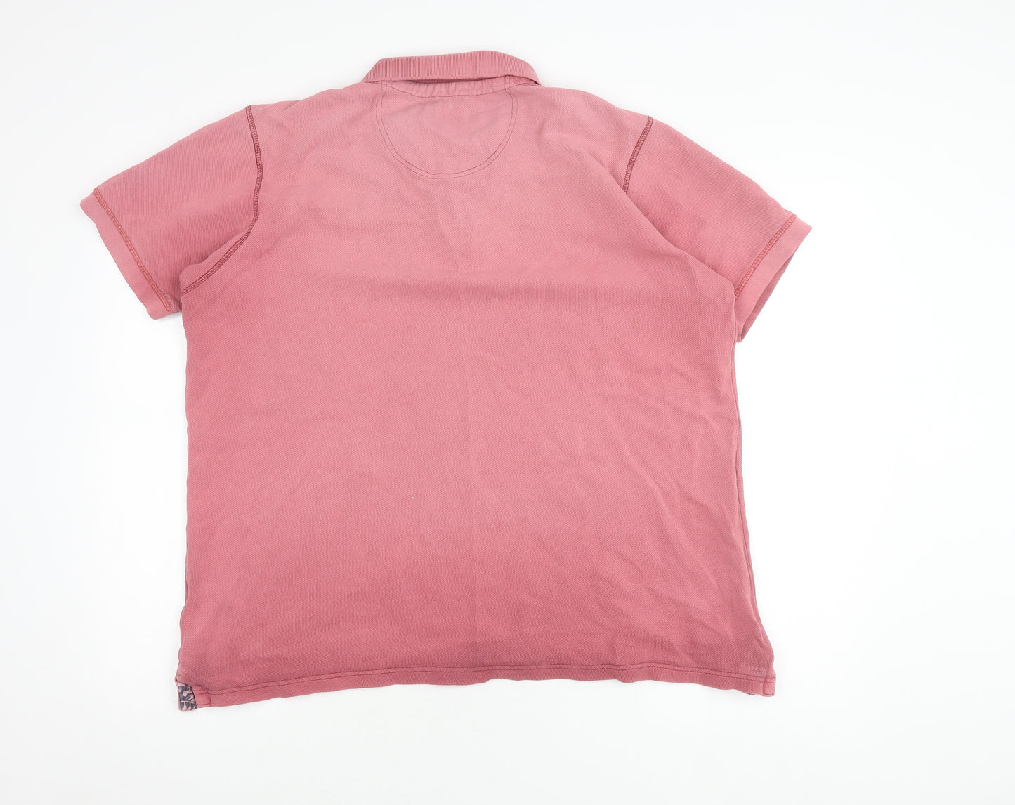 Mantaray Men's Pink Polo Shirt, Size L, Solid