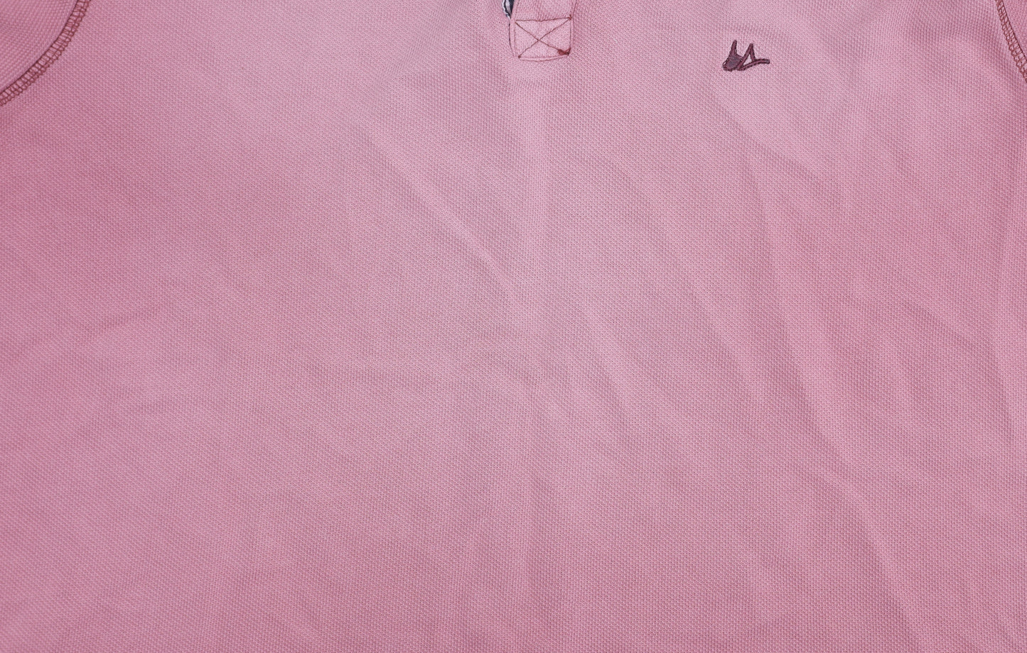 Mantaray Men's Pink Polo Shirt, Size L, Solid
