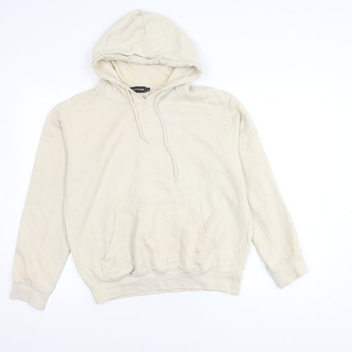 PrettyLittleThing Women's Beige Hoodie Size S