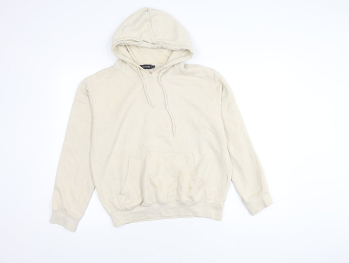 PrettyLittleThing Women's Beige Hoodie Size S