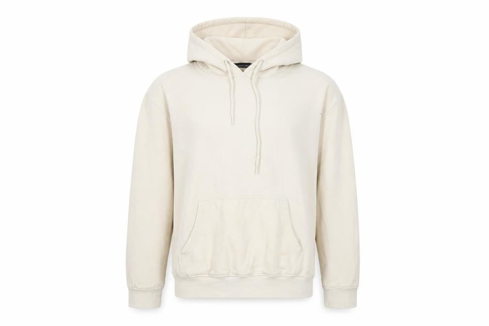 Front view of PRETTYLITTLETHING Women's Beige Hoodie, size S
