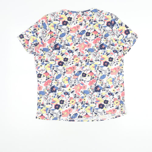 Isle Essentials Women's Floral T-Shirt M Multicoloured