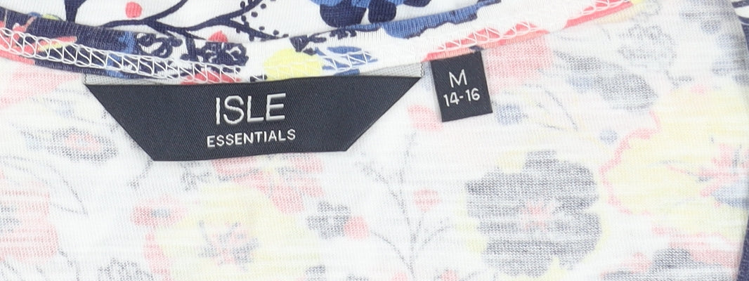 Isle Essentials Women's Floral T-Shirt M Multicoloured