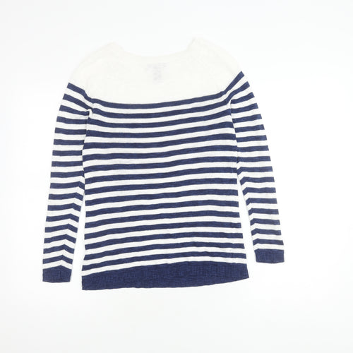 Gap Women's Multicoloured Striped Pullover Jumper XS