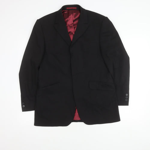 Burton Men's Black Blazer Size 38 Short Jacket