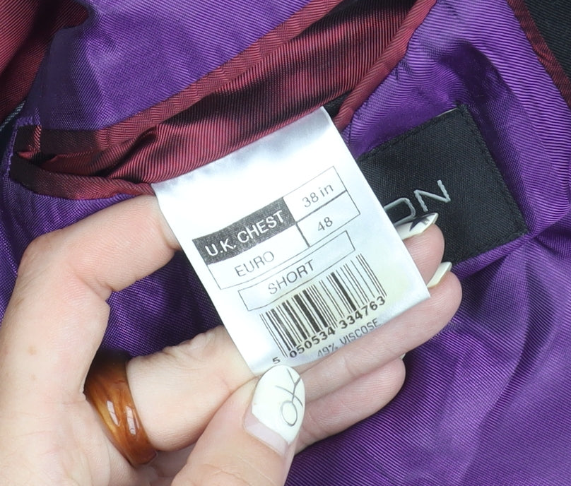 Burton Men's Black Blazer Size 38 Short Jacket