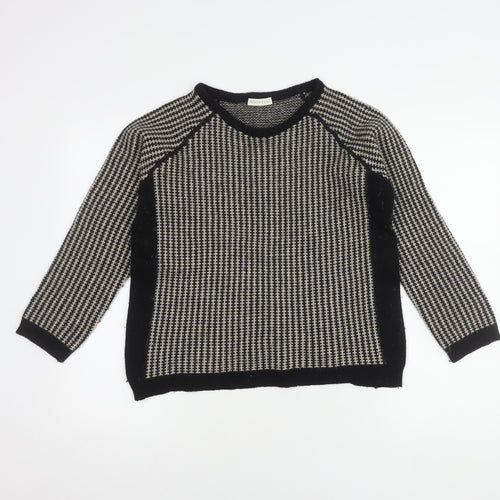 Whistles Women’s Black Geometric Pullover Jumper