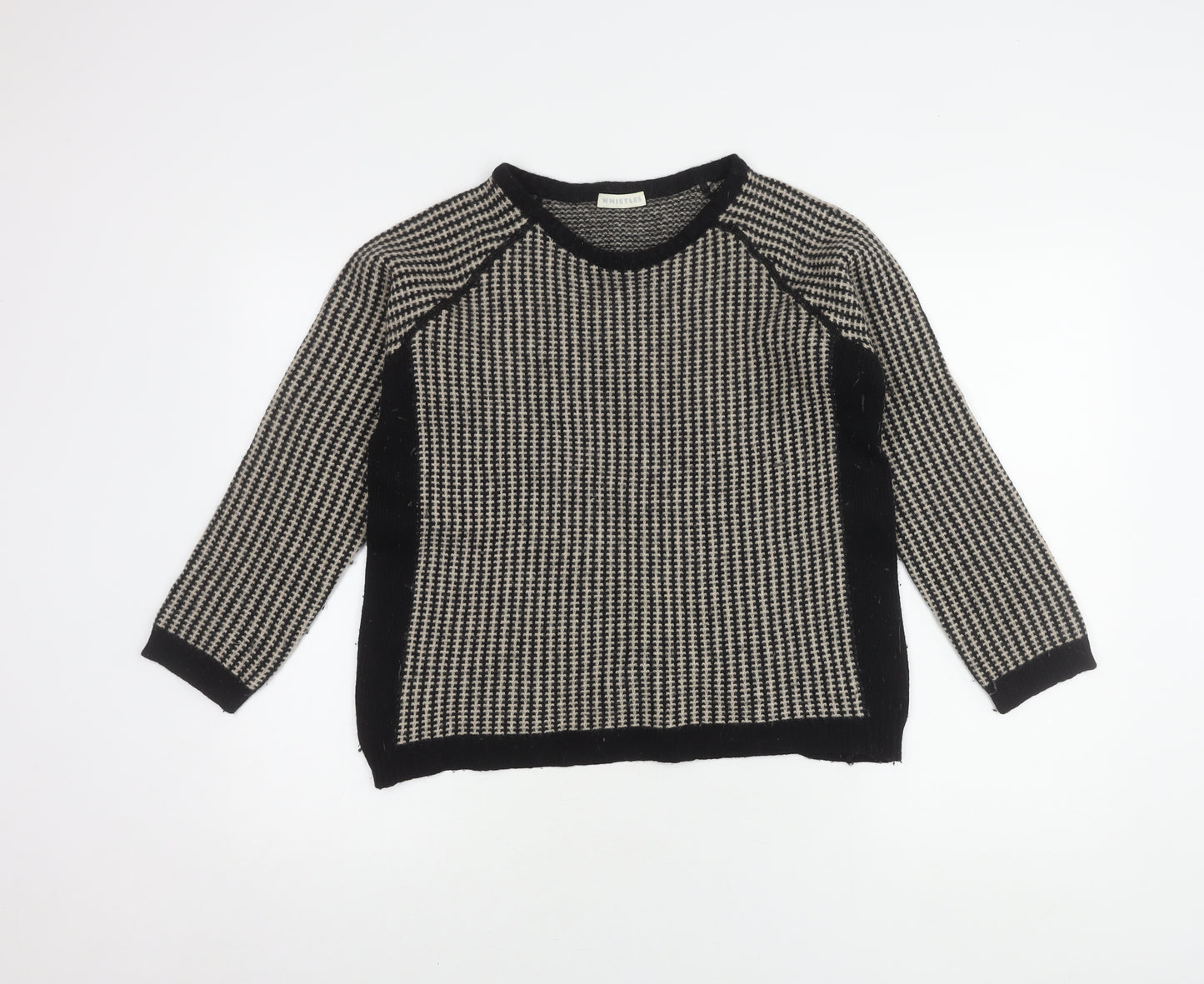 Whistles Women’s Black Geometric Pullover Jumper