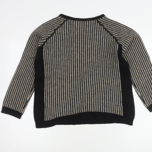 Whistles Women’s Black Geometric Pullover Jumper