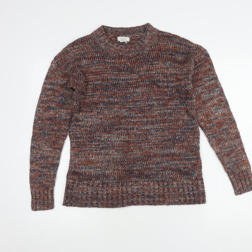 Fat Face Women's Multicoloured Chunky-Knit Pullover Jumper