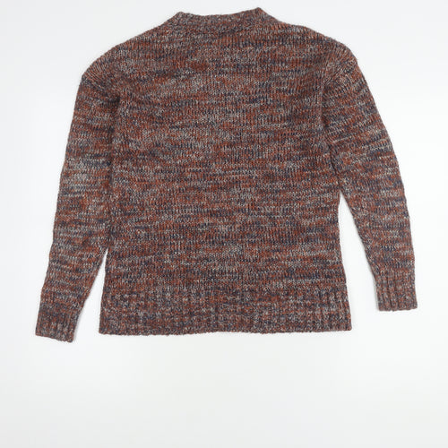 Fat Face Women's Multicoloured Chunky-Knit Pullover Jumper