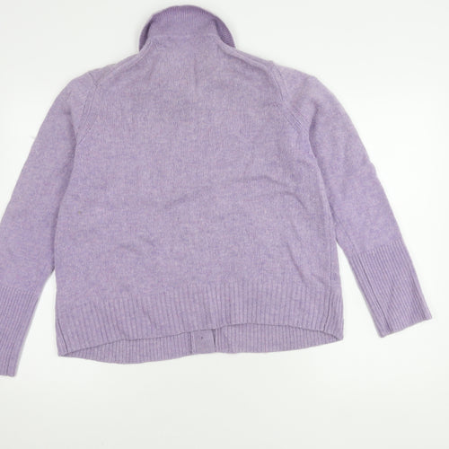 Marks and Spencer Women's Purple Cardigan Size 16