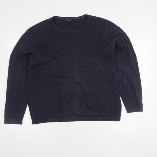 Marks and Spencer Men's Blue L Pullover Jumper