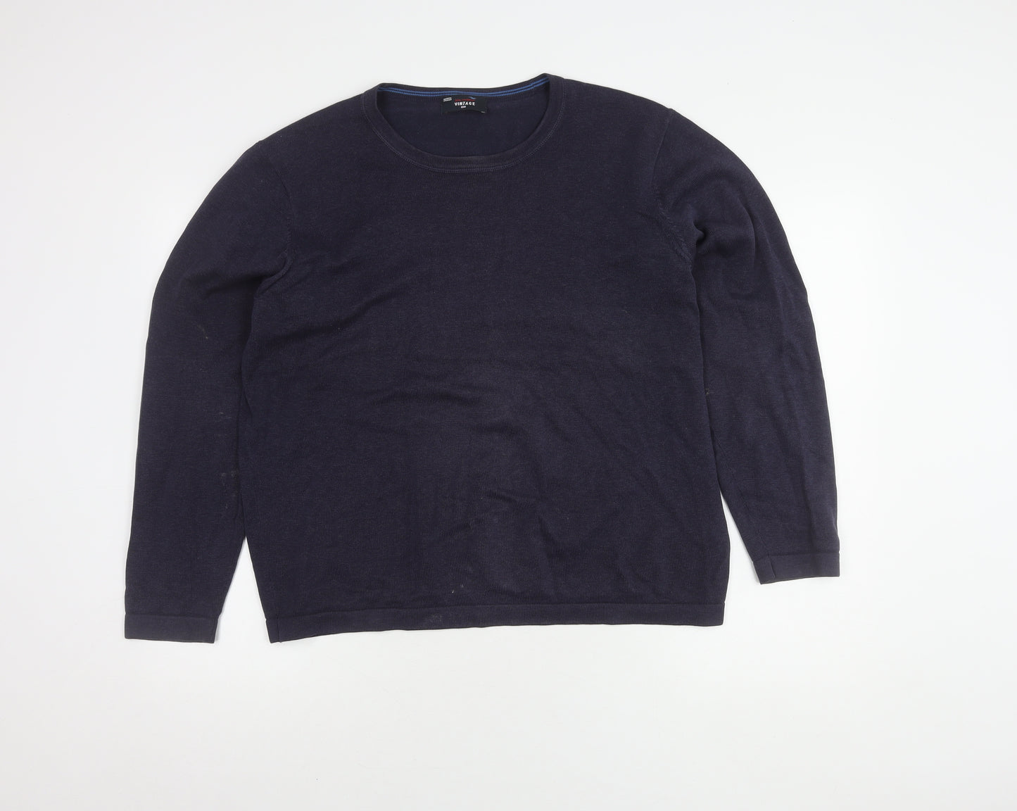 Marks and Spencer Men's Blue L Pullover Jumper