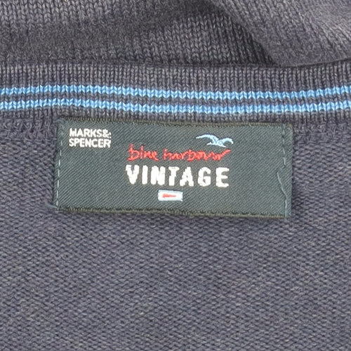 Marks and Spencer Men's Blue L Pullover Jumper