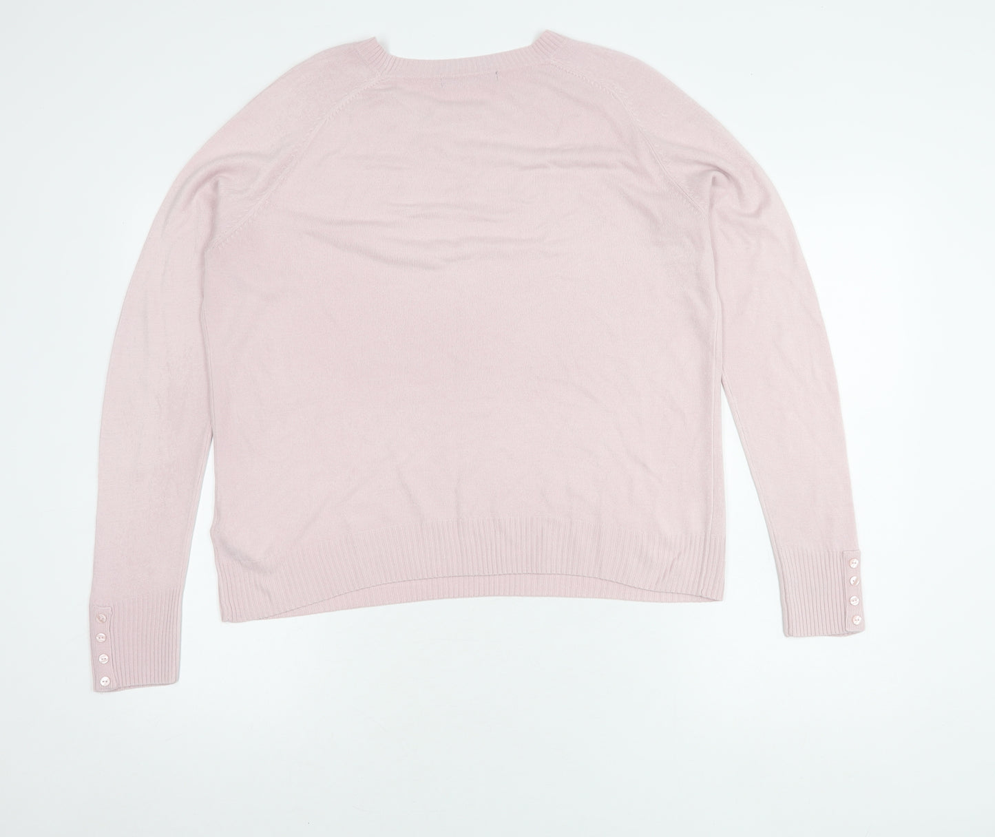 Marks & Spencer Women's Pink Pullover Jumper, Size 14